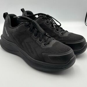 Wolverine Shoes  Black Solid Steel Toe‎ Lace Up Work  10M Uk 8 EUR 41New
